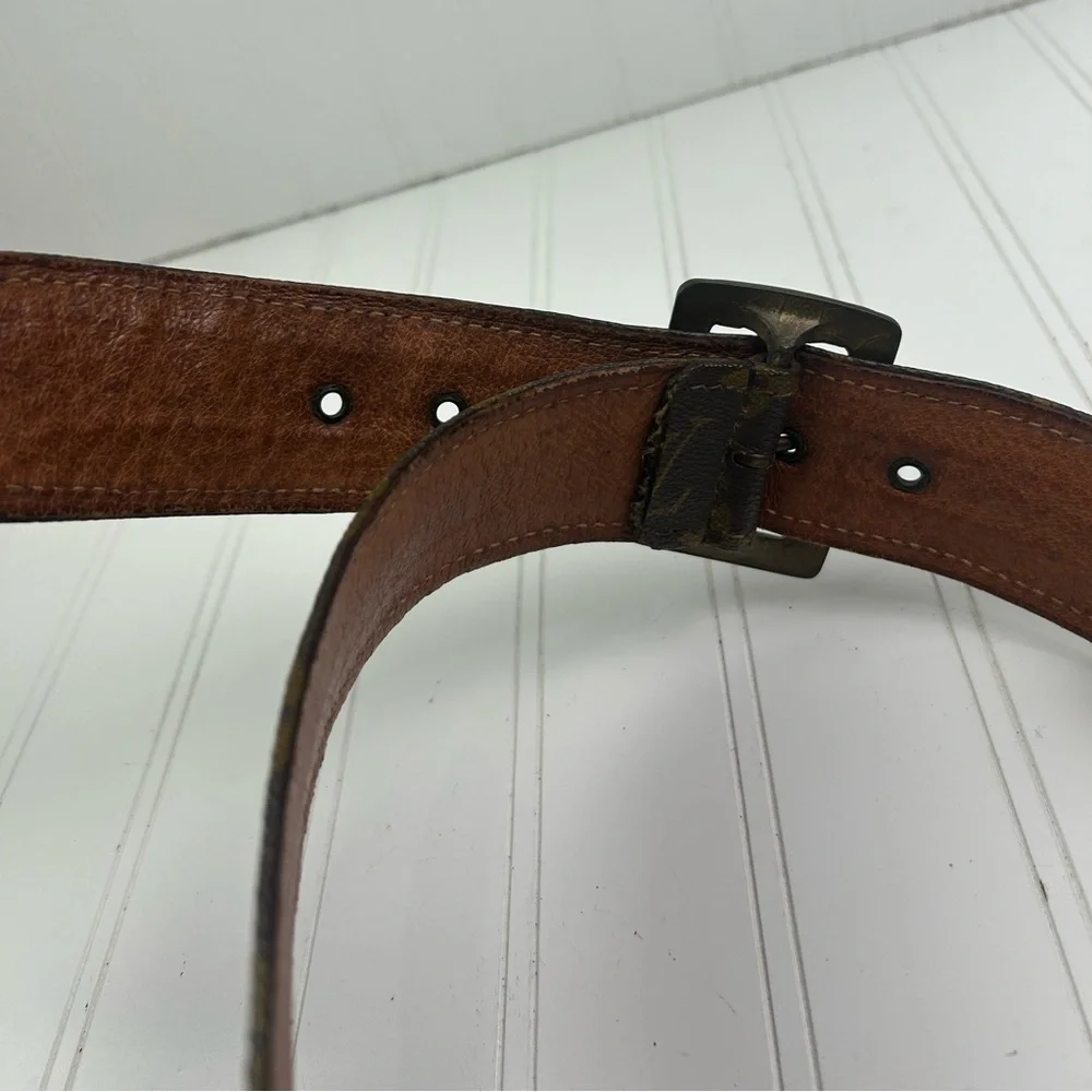 Louis Vuitton Brown Monogram Belt - Picture 8 of 10